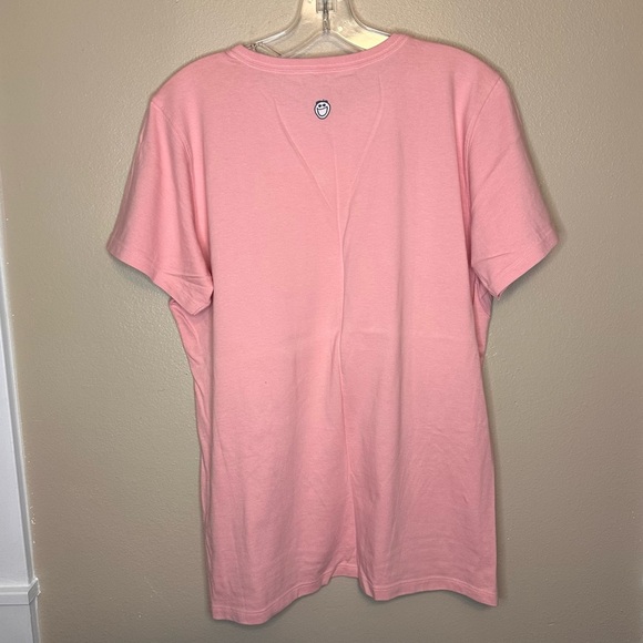 Life is Good Happy Hour Classic Fit Pink T-Shirt Size Large - Picture 7 of 8